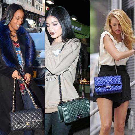 celebrities wearing chanel boy bag|celebrities wearing chanel bags.